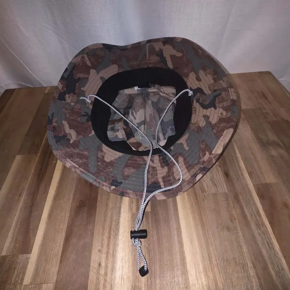 The North Face Brimmer Bucket Hat Camouflage Print with Adjustable Chin Strap
